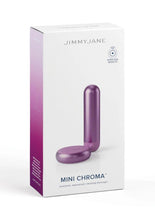 Load image into Gallery viewer, Jimmyjane Mini Chroma Metal Rechargeable Bullet with Remote - Purple
