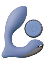 Load image into Gallery viewer, Jimmyjane Neptune 2 Rechargeable Silicone Dual Vibrating P-Spot Massager - Blue
