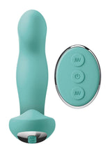 Load image into Gallery viewer, Jimmyjane Pulsus G-Spot Rechargeable Silicone Dual Stimulator with Remote - Teal
