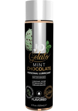 Load image into Gallery viewer, JO Gelato Water Based Flavored Lubricant Mint Chocolate - Chocolate - 4oz
