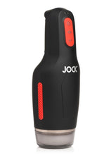 Load image into Gallery viewer, Jock 15x Sucking and Vibrating Rechargeable Masturbator - Black
