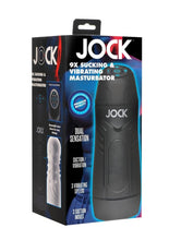 Load image into Gallery viewer, Jock 9x Sucking and Vibrating Masturbator - White
