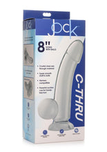 Load image into Gallery viewer, Jock C-Thru Dildo with Balls - Clear - 8in
