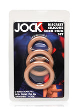 Load image into Gallery viewer, Jock Discrete Silicone Cock Ring - Caramel - Set
