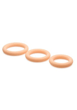 Load image into Gallery viewer, Jock Discrete Silicone Cock Ring - Vanilla - Set
