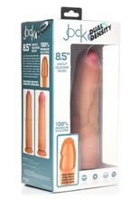 Load image into Gallery viewer, Jock Dual Density Uncut Dildo - Caramel - 8.5in
