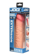Load image into Gallery viewer, Jock Enhancers Silicone Penis Extension Sleeve - Vanilla - 1.5in
