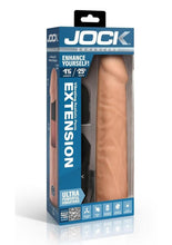 Load image into Gallery viewer, Jock Enhancers Vibrating Penis Extension Sleeve with Remote Control - Vanilla
