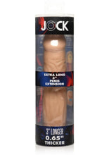 Load image into Gallery viewer, Jock Extra Long Penis Extension Sleeve - Vanilla - 3in
