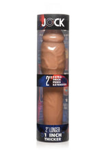 Load image into Gallery viewer, Jock Extra Thick Penis Extension Sleeve - Caramel - 2in

