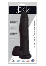 Load image into Gallery viewer, Jock Realistic Dong with Balls - Black - 11in
