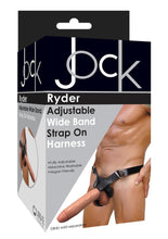 Load image into Gallery viewer, Jock Ryder Adjustable Wide Band Strap-On Harness - Black
