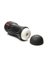 Load image into Gallery viewer, Jock Sucking and Vibrating Rechargeable Masturbator - Black/Red/White - 9.2in
