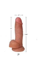 Load image into Gallery viewer, Jock Bareskin Dildo with Balls - 7 Inch (Light)
