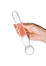 Load image into Gallery viewer, Joystick Textured Glass Dildo
