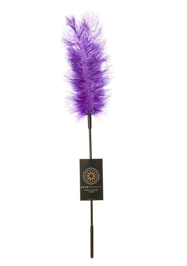 Ostrich Feather Tickler (Purple)