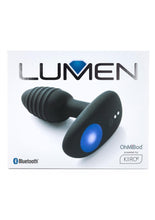 Load image into Gallery viewer, Kiiroo Ohmibod Lumen Silicone Rechargeable Butt Plug - Black
