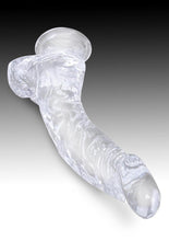 Load image into Gallery viewer, King Cock Dildo with Balls - Clear - 7.5in
