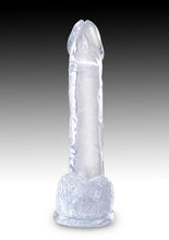 Load image into Gallery viewer, King Cock Dildo with Balls - Clear - 7in
