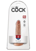 Load image into Gallery viewer, King Cock Dildo - Caramel - 5in
