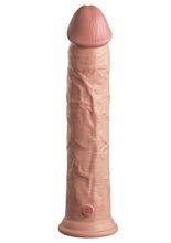 Load image into Gallery viewer, King Cock Elite Dual Density Silicone Dildo - Vanilla - 11in

