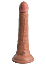 Load image into Gallery viewer, King Cock Elite Dual Density Silicone Dildo - Caramel - 7in
