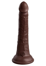 Load image into Gallery viewer, King Cock Elite Dual Density Silicone Dildo - Chocolate - 7in
