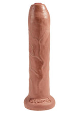 Load image into Gallery viewer, King Cock Uncut Cock Dildo - Caramel - 7in
