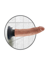 Load image into Gallery viewer, King Cock Vibrating Dildo - Caramel/Tan - 7in
