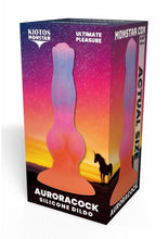 Load image into Gallery viewer, Kiotos Monstar Cox Aurora Silicone Cock with Suction Cup - Multicolor
