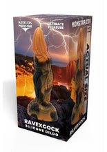 Load image into Gallery viewer, Kiotos Monstar Cox Ravex Silicone Cock with Suction Cup - Black/Gold
