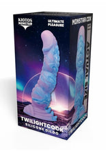 Load image into Gallery viewer, Kiotos Monstar Cox Twilight Silicone Cock with Suction Cup - Blue/Lavender/Purple
