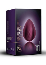 Load image into Gallery viewer, Knickerbocker Glory Rechargeable Silicone Clitoral Stimulator with Remote Control - Purple/Red
