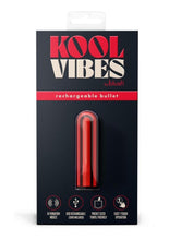 Load image into Gallery viewer, Kool Vibes Rechargeable Mini Bullet - Cherry/Red

