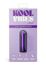 Load image into Gallery viewer, Kool Vibes Rechargeable Mini Bullet - Grape/Purple
