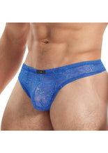Load image into Gallery viewer, Lace King Lace Bikini - Medlium - Blue - Large/Medium
