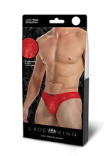 Load image into Gallery viewer, Lace King Lace Bikini - Medlium - Red - Large/Medium

