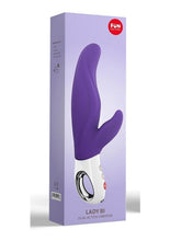 Load image into Gallery viewer, Lady Bi Silicone Vibrator with Clitoral Stimulator - Purple/Violet
