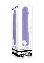 Load image into Gallery viewer, Large Purple Fantasy Rechargeable Silicone Vibrator - Purple
