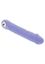 Load image into Gallery viewer, Large Purple Fantasy Rechargeable Silicone Vibrator - Purple
