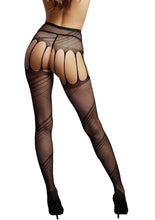 Load image into Gallery viewer, Le Desir Crotchless Cut Out Pantyhose
