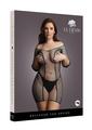 Load image into Gallery viewer, Le Desir Duo Net Sleeved Mini Dress
