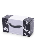 Load image into Gallery viewer, Le Wand Crystal G-Wand with Silicone Ring - Black Obsidian - Black

