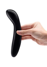Load image into Gallery viewer, Le Wand Crystal G-Wand with Silicone Ring - Black Obsidian
