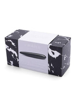 Load image into Gallery viewer, Le Wand Crystal Slim Wand with Silicone Ring - Black Obsidian - Black

