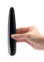 Load image into Gallery viewer, Le Wand Crystal Slim Wand with Silicone Ring - Black Obsidian
