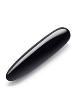 Load image into Gallery viewer, Le Wand Crystal Slim Wand with Silicone Ring - Black Obsidian - Black
