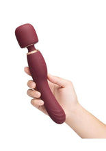 Load image into Gallery viewer, Le Wand Flat Top Fusion G Rechargeable Silicone Vibrator - Ruby
