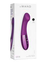 Load image into Gallery viewer, Le Wand Gee Rechargeable Silicone Body Wand - Cherry/Purple

