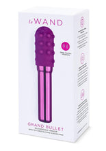 Load image into Gallery viewer, Le Wand Grand Bullet Rechargeable Silione Vibrator - Cherry/Purple
